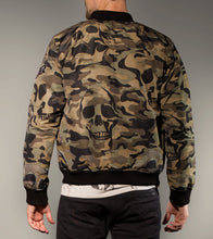 Load image into Gallery viewer, Bomber Camo Jacket