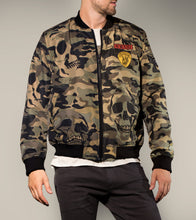 Load image into Gallery viewer, Bomber Camo Jacket