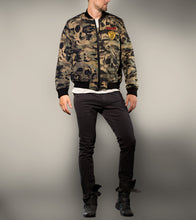 Load image into Gallery viewer, Bomber Camo Jacket