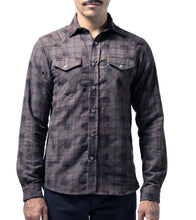 Load image into Gallery viewer, Longsleeves Flanel Skull Button