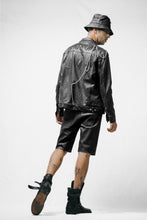 Load image into Gallery viewer, Trucker Jacket Black Wax Coated