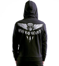 Load image into Gallery viewer, SKULL ICON HOODIE ZIP UP