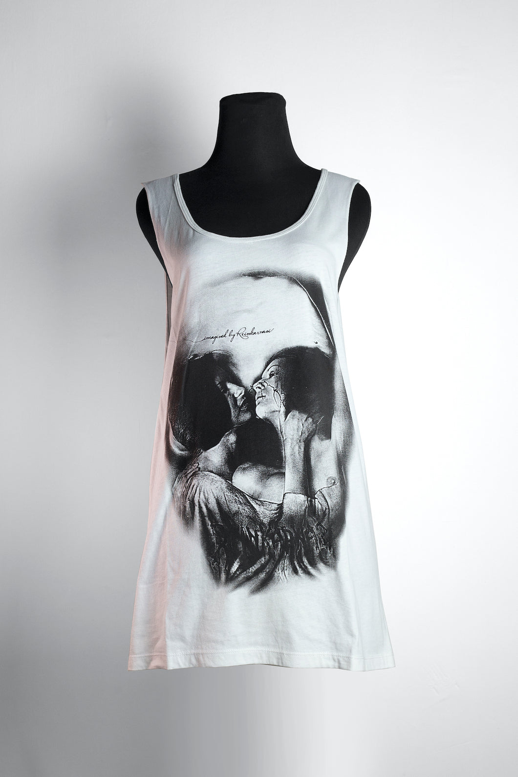 VEST SKULL ILLUSION - WHITE