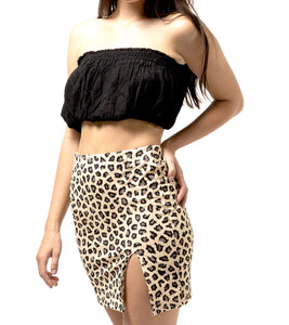 Jasmine Skirt Leopard