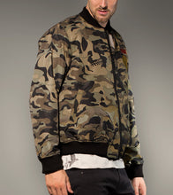 Load image into Gallery viewer, Bomber Camo Jacket