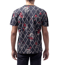 Load image into Gallery viewer, Crew Tshirt Skull Rose