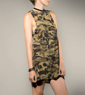 Camo Skull FK Short Dress