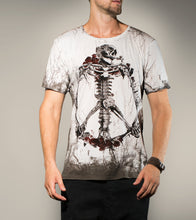 Load image into Gallery viewer, Peace Skull Crew T shirt
