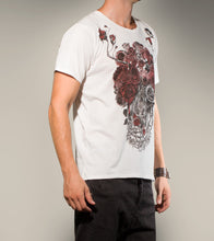 Load image into Gallery viewer, Skull Flower Crew Tshirt